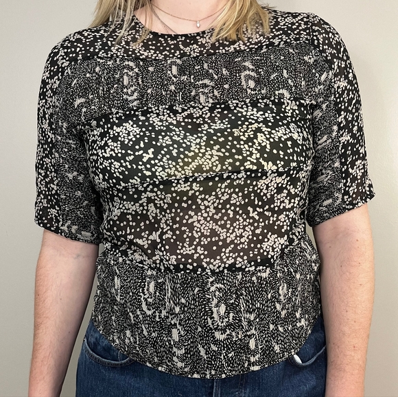 Walter Baker short sleeve blouse - Picture 1 of 6